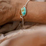 Out West Adjustable Bracelet in Royston Turquoise