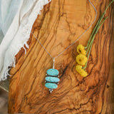 Pendant in Whitewater Turquoise