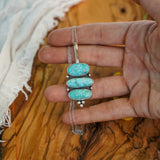 Pendant in Whitewater Turquoise