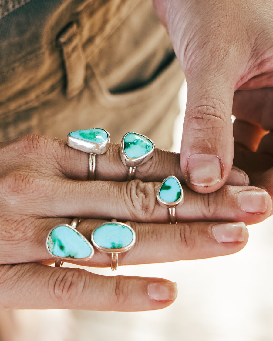 Sonoran Mountain Turquoise Ring (Size 10.25)