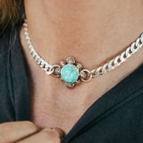 Statement Choker in Sonoran Mountain Turquoise