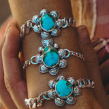 Curb Chain Bracelet in Sonoran Mountain Turquoise