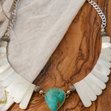 The Desert Wings Collar in Kingman Turquoise