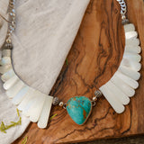 The Desert Wings Collar in Kingman Turquoise