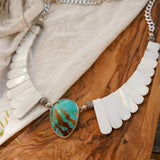 The Desert Wings Collar in Kingman Turquoise