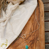 Dainty Lariat in Hubei Turquoise