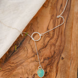 Dainty Lariat in Hubei Turquoise