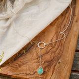 Dainty Lariat in Hubei Turquoise