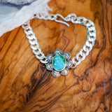 Curb Chain Bracelet in Sonoran Mountain Turquoise