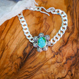 Curb Chain Bracelet in Sonoran Mountain Turquoise