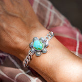 Curb Chain Bracelet in Sonoran Mountain Turquoise