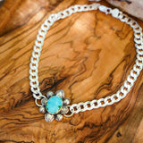 Statement Choker in Sonoran Mountain Turquoise