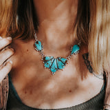 Statement Necklace in No. 8 Turquoise