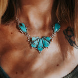 Statement Necklace in No. 8 Turquoise