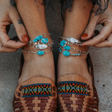 Anklet in Egyptian Turquoise