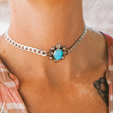 Statement Choker in Sonoran Mountain Turquoise