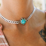 Statement Choker in Sonoran Mountain Turquoise