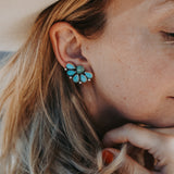 Ear Crawlers in Kingman Turquoise