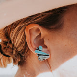 Ear Crawlers in Campitos & Hubei Turquoise