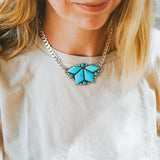 Necklace in Campitos & Hubei Turquoise