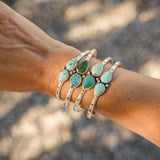 The Westbound Cuff in Hubei Turquoise