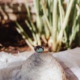 Horizontal Ring in Hubei Turquoise (Size 6.75)