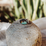 Horizontal Ring in Hubei Turquoise (Size 6.75)