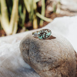 Horizontal Ring in Hubei Turquoise (Size 10)