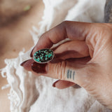 Horizontal Ring in Hubei Turquoise (Size 10)