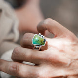 Hubei Turquoise Ring (Size 8.5)