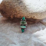 Cairn Ring in Kingman, Verde Valley, & Campitos Turquoise (Size 7)