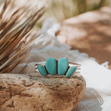 The Earthen Cuff in Campitos Turquoise