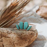 The Earthen Cuff in Campitos Turquoise