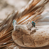 Cluster Wrap Cuff in White Buffalo & Kingman Turquoise