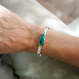 Stacking Cuff in Hubei Turquoise