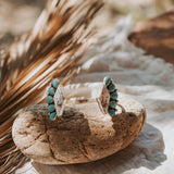 Cluster Wrap Cuff in White Buffalo & Kingman Turquoise