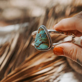 Statement Cuff in Blackjack Turquoise