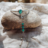 Hand Chain in Kingman Turquoise