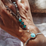 Hand Chain in Kingman Turquoise