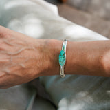 Stacking Cuff in Hubei Turquoise