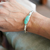 Stacking Cuff in Hubei Turquoise