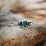 The Nebula Cuff in Kingman Turquoise