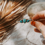 The Nebula Cuff in Kingman Turquoise