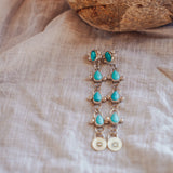 Drip Earrings in Kingman Turquoise