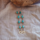 Drip Earrings in Kingman Turquoise