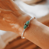 The Westbound Cuff in Kingman Turquoise