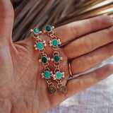 Drip Earrings in Kingman Turquoise