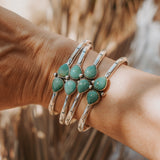 The Westbound Cuff in Kingman Turquoise