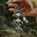 Statement Choker in White Buffalo & Kingman Turquoise