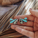 Ear Crawlers in Campitos & Hubei Turquoise